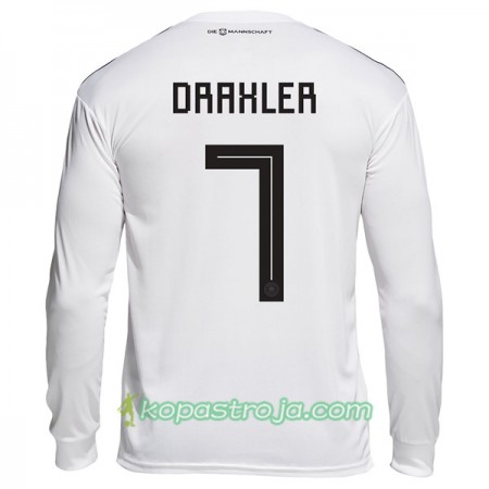 Billiga Fotbollströjor Tyskland Draxler 7 WM 2018 Hemma tröja Långärmad
